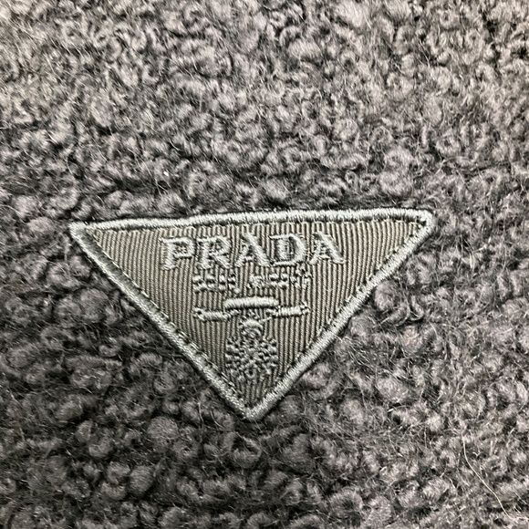 PRADA BLACK 2023 WOOL AND MOHAIR KNIT SWEATER AND MINI SKIRT TWO-PIECE SET - Picture 8 of 10